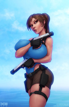 Lara Croft (Large Breasts)