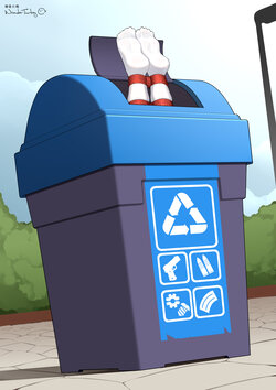 [Wonder Turkey] Rabbit in the rubbish bin (Blue Archive)