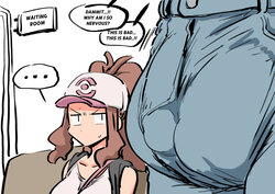 [Woomochichi] Hilda and big dick man (Pokemon)