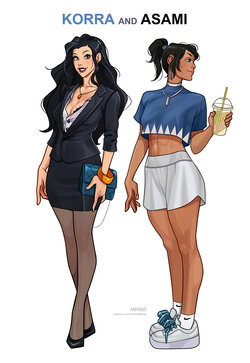 [Olena Minko] Korra and Asami: Office Story (Legend of Korra)