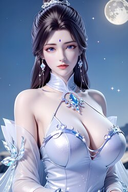 [AI Generated]完美世界 月婵