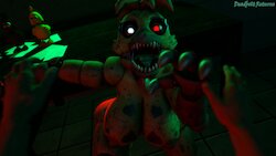 [deadbolt] Nightmare Chica Pounces (Five Nights at Freddy's)