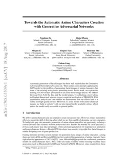 (C92) Towards the Automatic Anime Characters Creation with Generative Adversarial Networks