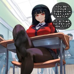 [Potions] Yumeko Jabami from Kakegurui pays your bet [AI Generated]