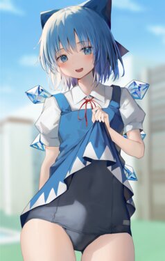 [Mamemochi] Cirno-chan Bukkake (Touhou Project)