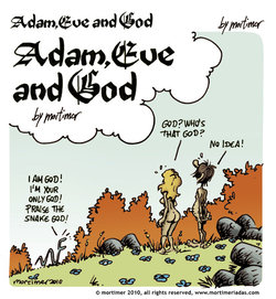 [mortimer] Adam, Eve, and God