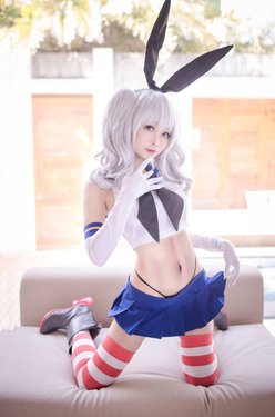 [Aki 亞紀] Kantai Collection - Kashima, Shimakaze suit ver.