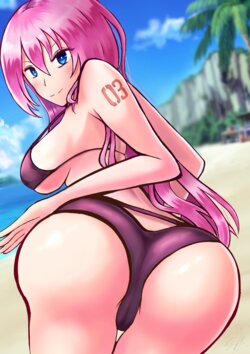 Megurine Luka Ass Collection