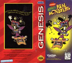 Aaahh!!! Real Monsters (Genesis (Mega Drive)) Game Manual