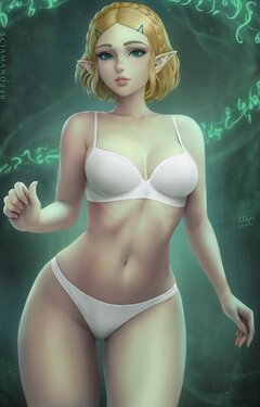 the legend of zelda naked [AI Generated]