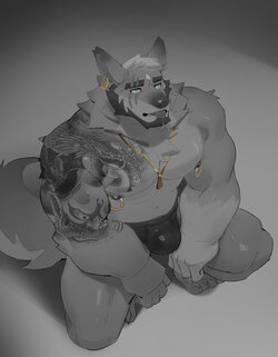 [MunaxOd] Wolf daddy jerk off