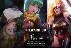 [Firolian] Reward 30 (Android 18 X Cell, Bulma X Freezer, Miss Marvel)