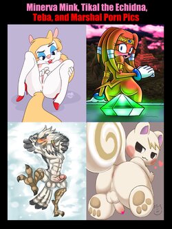 [Editimation] Minerva Mink, Tikal the Echidna, Teba, and Marshal Porn Pics ♂️♀️⚧️ 💋🧤🏰🔞