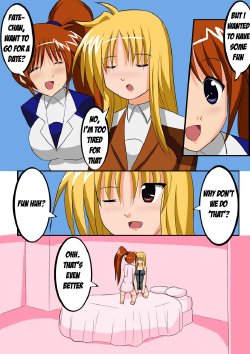 [Xano501] Nanoha x Fate Boob Magic