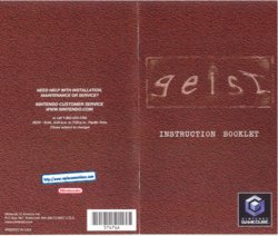 Geist (GameCube) Game Manual