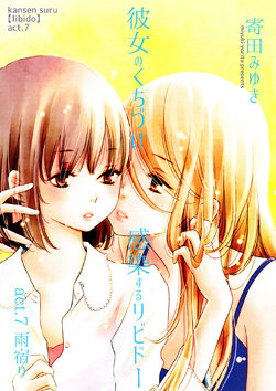 (C91) [Sosou Shibu (Yorita Miyuki)] Kanojo no Kuchizuke - Kansen suru Libido Act. 7 Ameyadori | Her Kiss - Infectious Lust - Taking Cover from the Rain [English] [Yuri-ism]