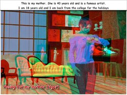 [Vger] Posing for my mother (3d anaglyph version]