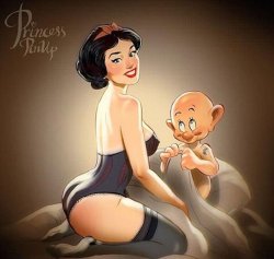 Disney Princess Pin-Up by Andrew Tarusov