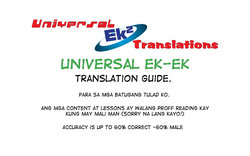 Universal Ek-Ek Translation guide