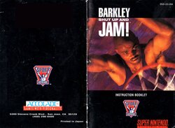 Barkley Shut Up And Jam! (1994) - SNES Manual