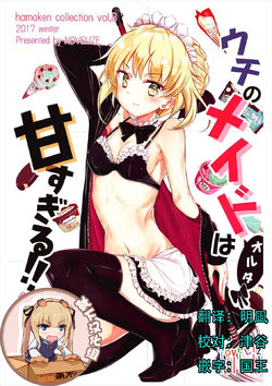 (C93) [NOVELIZE (Hamaken.)] Uchi no Maid Alter wa Amasugiru!! (Fate/Grand Order) [Chinese] [靴下漢化組]