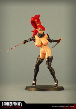 90 mm female elf figurine by Brother Vinni