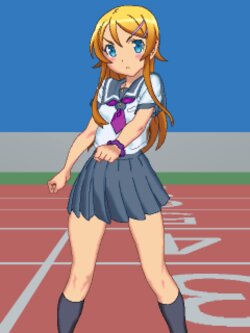 [Bingo Tarte] Kirino's exercises (Ore no Imouto ga Konna ni Kawaii Wake ga Nai) [Animated Gif]