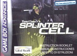 Splinter Cell (Game Boy Advance) Game Manual