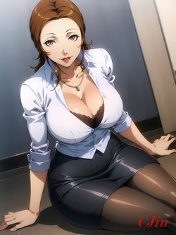[CjinAl] Noriko Kashiwagi from Persona 4 [Ai Generated]