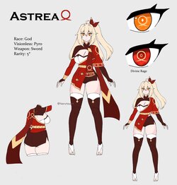 [various] Astrea (Genshin Impact OC by NarutsuArt)