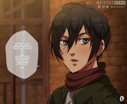 [Keisuke Aero] Mikasa X Eren X Annie (AoT)