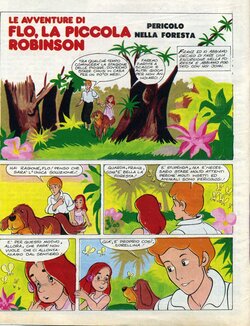 Le avventure di Flo, La Piccola Robinson - Pericolo nella foresta