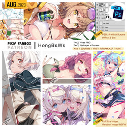 [HongBsWs] August 2023 Illustration Pack