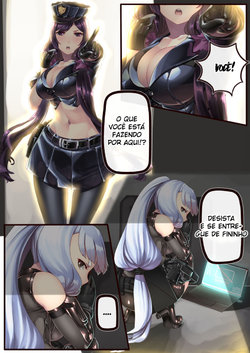 [Hie Himiko] Police Hie to Kaitou Murakumo no Asobi | Police Hie and Phantom Thief Murakumo Play (Kantai Collection -KanColle-) [Portuguese-BR]