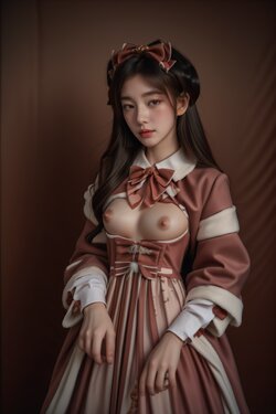 服装裙式小众女神[AI Generated]