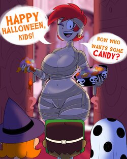 [TeenageBratwurst] Halloween MILF Frankie & Vicky