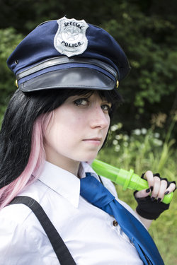 Officer Stocking cosplay (Panty & Stocking with Garterbelt) (パンティ＆ストッキングwithガーターベルト)