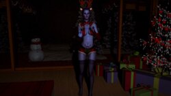 Widowmaker, sexy slut dancing on Christmas