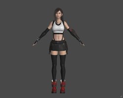 [J.A.] FF7 Remake | Tifa Reference