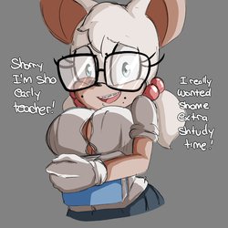 [inuyuru] Big-Tittied Nerd Rouge (Sonic the Hedgehog) [Ongoing?]