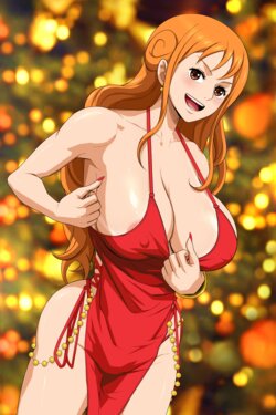 [Krabby] Nami Chirstmas Scene Sets 1 and 2 (One Piece)