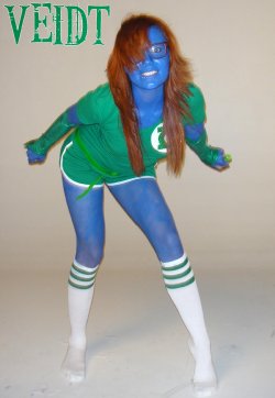 Veidt - Kat as Green Lantern Laira