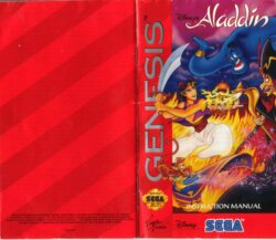 Disney Genesis Manuals: Aladdin, Beauty And Beast, Jungle Book, Lion King, And Pinocchio