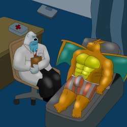 [asianbear] Medical Checkup Goes Wrong