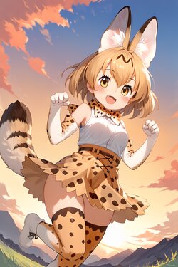 Serval (Kemono Friends) [AI Generated]