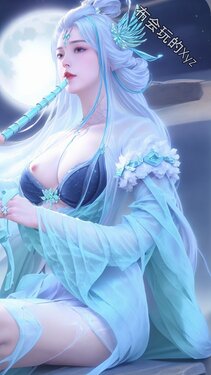 王者 露娜_霜月吟_s1 [AI Generated][Uncensored] [Chinese clothes]