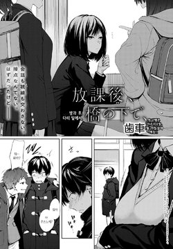 [Haguruma] Houkago, Hashi no Shita de, | 방과 후, 다리 밑에서, (COMIC Anthurium 2020-02) [Korean] [Digital]