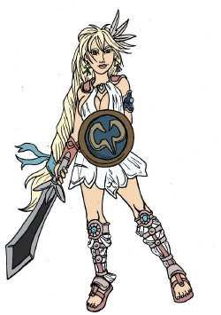 [Arania (Brandon Ondrasek)] Lizardwoman Sophitia (SoulCalibur) [Colored]