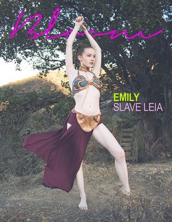 Emily Bloom is Slave Leia