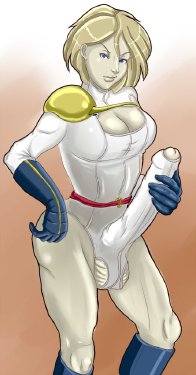 futa superheroine